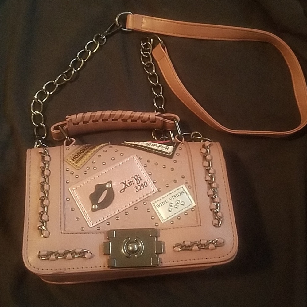 EDGY Mauve colored crossbody